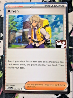 Arven 166/198 Holo Pokemon Play! Prize Pack Series 3/4 - Image 1