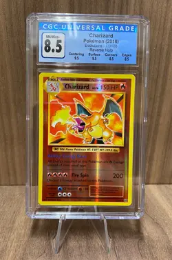 Pokemon Evolutions - Charizard (Reverse Holo) - CGC 8.5 - Image 1