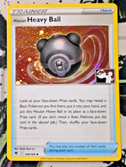 Hisuian Heavy Ball 146/189 Holo Pokemon Play! Prize Pack Series 3 - Image 1