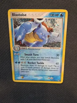 Blastoise 1/17 Pop Series 3 Holo 2006 Pokemon Card TCG Swirl MP/HP Vintage Rare - Image 3