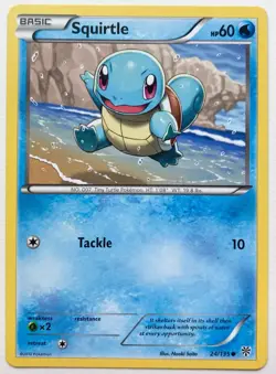 Squirtle 24/135 Pokemon Card Plasma Storm - Image 1