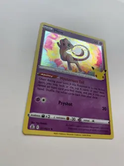 Mew 011/025 Holo Rare Pokemon Celebrations NM - Image 2