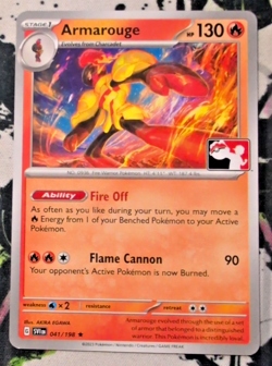 Armarouge 041/198 Pokemon Play! Prize Pack Series 3/4 - Image 1