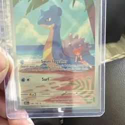 Pokemon Misty's Lapras 194/182 Sv10: Destined Rivals Full Art IR Holo EN - Image 2