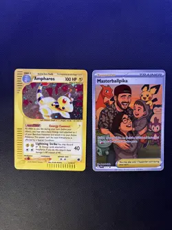 Ampharos - 2/165 - Pokemon Expedition Holo Rare Card NM - Image 1