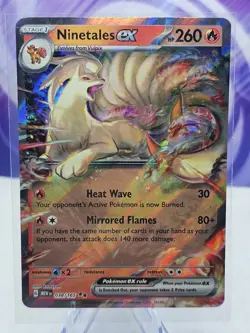 Sv: Scarlet & Violet 151 Ninetales Ex Double Rare 038/165 Pokemon TCG English NM - Image 1