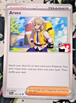 Arven 166/198 Pokemon Play! Prize Pack Series 3/4 - Image 1