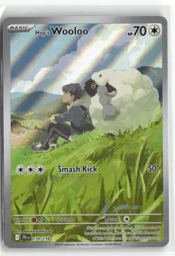 Pokemon SV09: Journey Together Hop's Wooloo 170/159 Holo - Image 1
