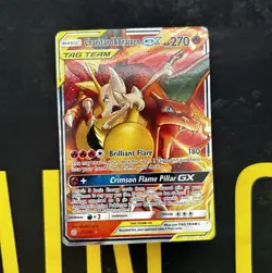 Pokemon TCG Charizard & Braixen GX TAG TEAM 22/236 Holo ENG - Image 1