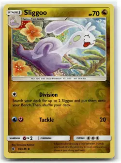 Sliggoo 95/145 Uncommon Guardians Rising Pokemon Reverse Holo LP - Image 1