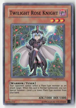 Yugioh - Twilight Rose Knight CRMS-EN011 Unlimited - Super Rare - Image 1