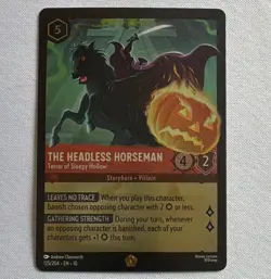 Disney Lorcana The Headless Horseman - Terror of Sleepy Hollow 125/204 Foil - Image 1