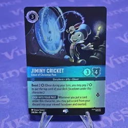 Disney Lorcana Jiminy Cricket - Ghost of Christmas Past 218/204 Epic Foil - Image 1