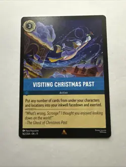 Visiting Christmas Past 162/204 Rare Disney Lorcana Winterspell - Image 1
