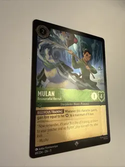 Mulan Resourceful Recruit 69/204 Foil Super Rare Lorcana Winterspell Card - Image 3