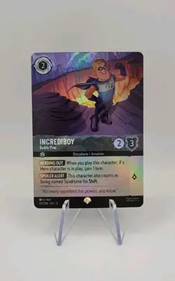 Disney Lorcana TCG: Incrediboy - Buddy Pine 221/204 Epic - Wilds Unknown - NM - Image 1