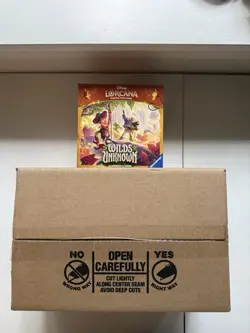 Disney Lorcana Wilds Unknown Illumineer’s Trove Sealed Case of 4 EN01 1st Print - Image 5
