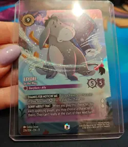 Disney Lorcana - Winterspell - Eeyore - In the Way Enchanted Card 226/204 - Image 1