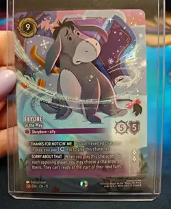 Disney Lorcana - Winterspell - Eeyore - In the Way Enchanted Card 226/204 - Image 3