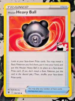 Hisuian Heavy Ball 146/189 Pokemon Play! Prize Pack Series 3 - Image 1