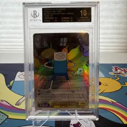 BGS BLACK LABEL POP 1 Weiss Schwarz Finn Heroic Pose Adventure Time AT/WX02-003S - Image 1