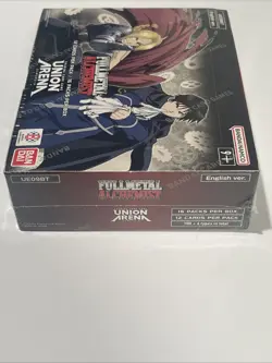 Union Arena Trading Card Game Full Metal Alchemist Booster Box - Image 3