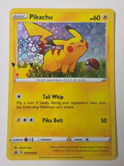Pokemon TCG: MCAP Promo Card: SWSH039 (General Mills) Pikachu (NM) - Image 1
