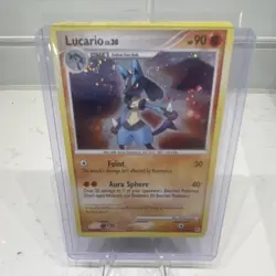 Nintendo Lucario Lv.30 6/11 DP Trainer Kit Holo Rare Stage 1 90 HP EN 2007 - Image 1