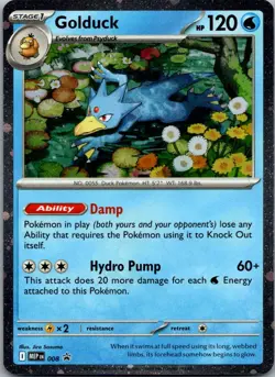 Golduck - Holo Promo ME: Mega Evolution Promo 008 NM - Image 1