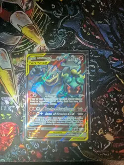 Pokemon Marshadow & Machamp GX Full Art Tag Team Unbroken Bonds Nm - Image 1