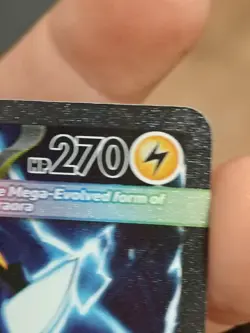 Mega Zeraora ex #114/084 SIR Pitch Black Pre-Release Card In Hand NM - Image 2