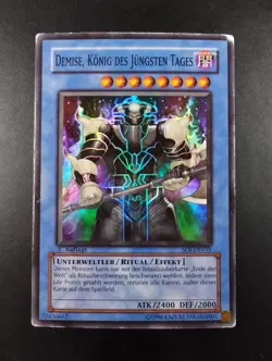 YUGIOH 2006 | DEMISE, KING OF ARMAGEDDON | SOI-DE035 | 1ST | GERMAN | VG (MP) - Image 1