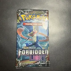 Pokemon TCG Sun & Moon Forbidden Light Booster Pack New Sealed Greninja Art - Image 1