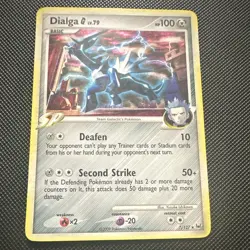 Dialga G Platinum Reverse Holo Rare Pokemon Card 7/127 TCG - Image 1