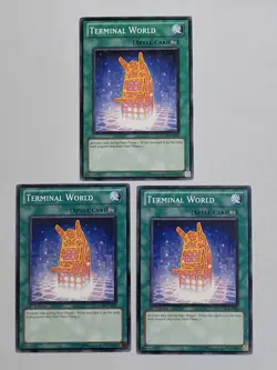 3 x YuGiOh TCG Terminal World STOR-EN062 Common 1st Edition NM - Image 1