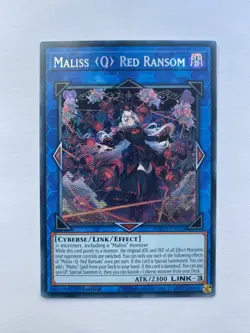 Maliss Q Red Ransom 1st Prismatic Secret MP25-EN125 Yu-Gi-Oh! - Image 1