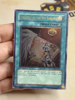 Cunning Of The Six Samurai GLAS-EN061 Ultimate Rare 1st Edition YuGiOh! NM - Image 2