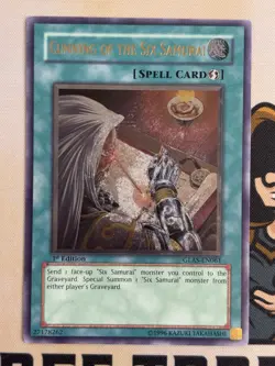 Cunning Of The Six Samurai GLAS-EN061 Ultimate Rare 1st Edition YuGiOh! NM - Image 3