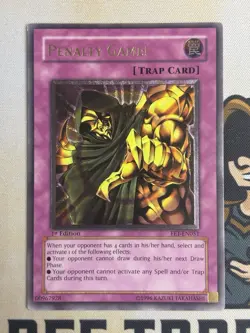 Penalty Game! FET-EN051 Ultimate Rare 1st Edition YuGiOh! NM - Image 3