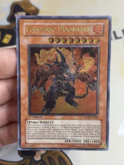 Volcanic Doomfire Ultimate Rare FOTB-EN008 1st Edition Yu-Gi-Oh! NM - Image 2