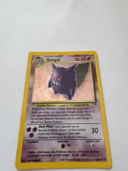 Gengar 11/110 Pokemon Card TCG Legendary Collection Holo Rare - Image 1