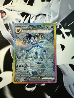 Pokemon TCG Prismatic Evolutions Glaceon EX Card 150/131 Near Mint Condition - Image 2