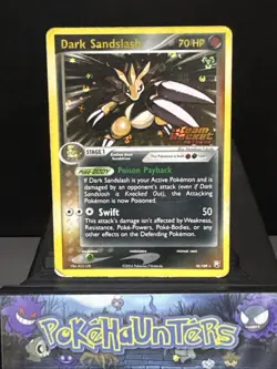 Pokemon Card Dark Sandslash 18/109 EX Team Rocket Returns Holo Played - Image 1