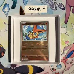 Victini 012/086 S&V Black Bolt Reverse Holo Pokeball Pattern Rare Pokemon Card - Image 1