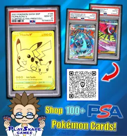 Pokemon Card PSA 10 Pikachu 073/071 Dark Phantasma Full Art FA AR Japanese 2022 - Image 4