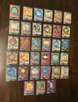 Vintage Pokemon Cards - PokeTrivia - Burger King 1999 - Lot of 33 Cards - Image 1