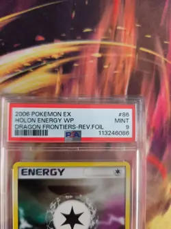 Pokemon Card Holon Energy WP Ex Dragon Frontiers Reverse Holo Stam Deutsch PSA 9 - Image 4