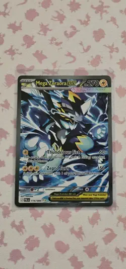 *Prerelease* Mega Zeraora ex SIR 114/084 NM - Pokemon TCG Pitch Black - Image 1