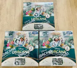 Disney LORCANA TCG ARCHAZIA'S ISLAND Booster Box x3 Japanese w/shrink - Image 1