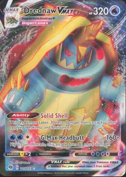 Drednaw VMAX 015/073 Holo VMAX Rare Champion's Path Pokemon Near Mint - Image 1